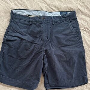 Polo by Ralph Lauren Men's Navy Blue Stretch Classic Fit Shorts